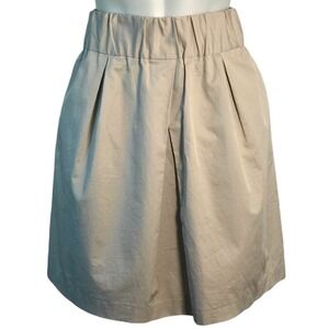 BANANA REPUBLIC TAN ELASTIC WAIST‎ SKIRT